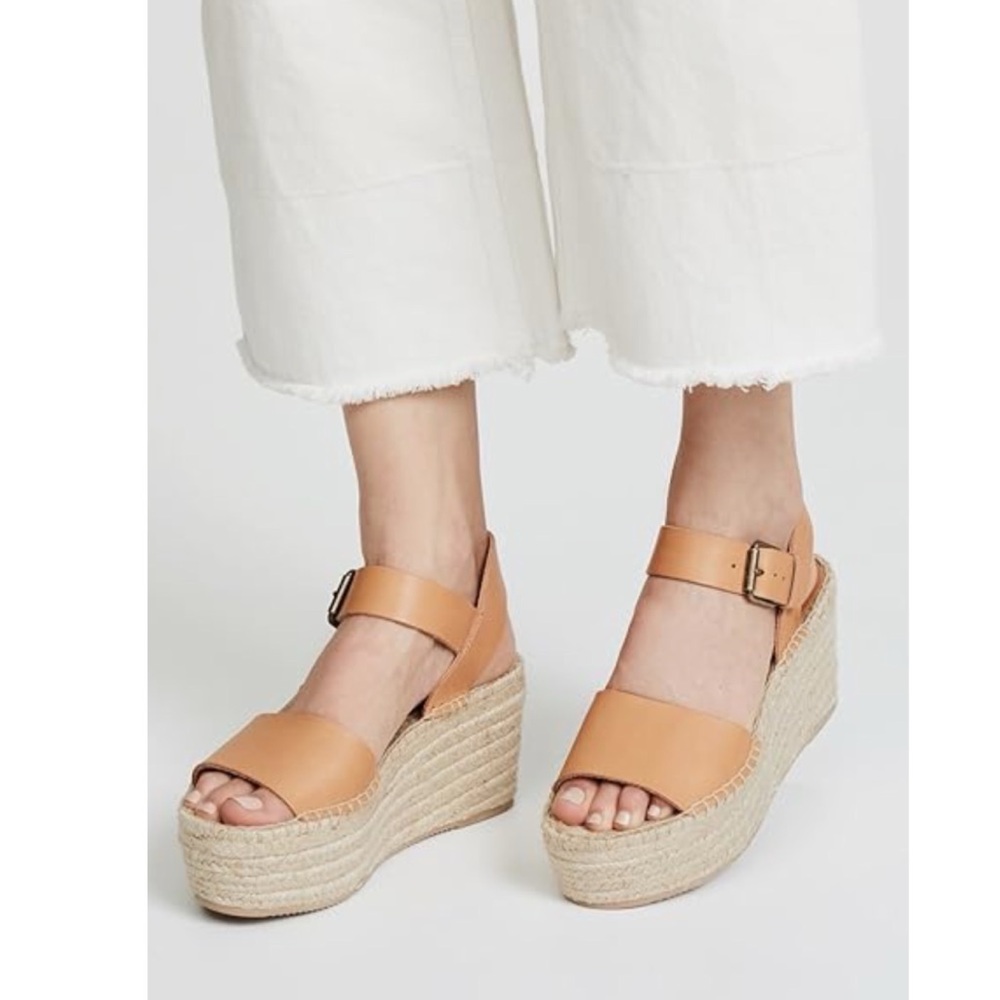 Soludos Minorca High Platform Wedges Women’s Size 8
